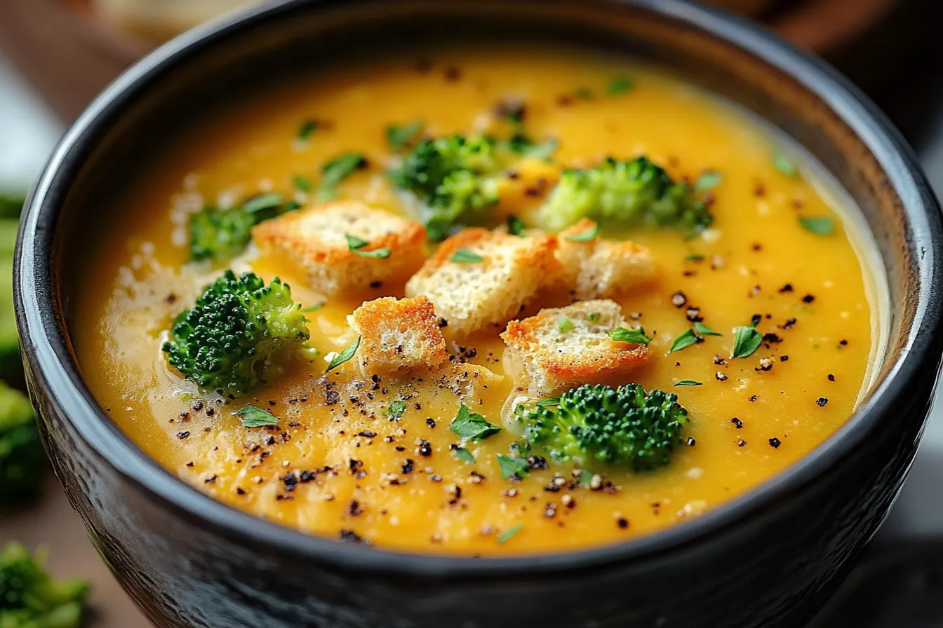 Broccoli Cheddar Soup Recipe – Creamy, Comforting