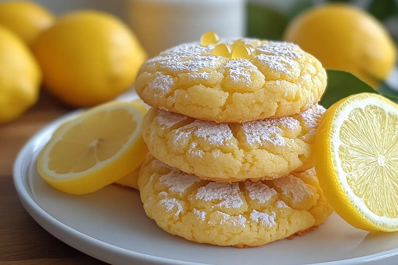 Low Calorie Lemon Cookies