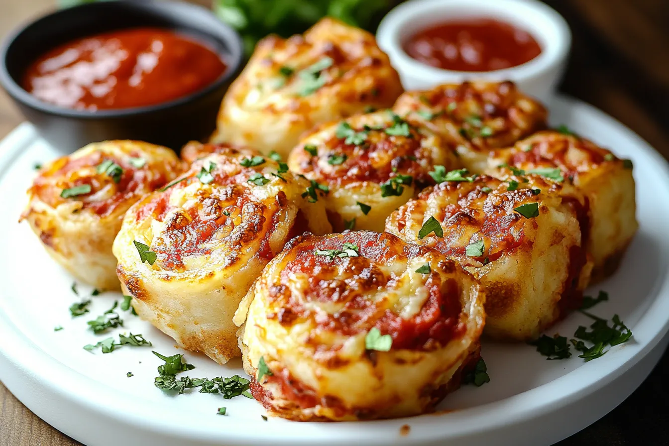 Keto Pizza Roll-Ups Recipe