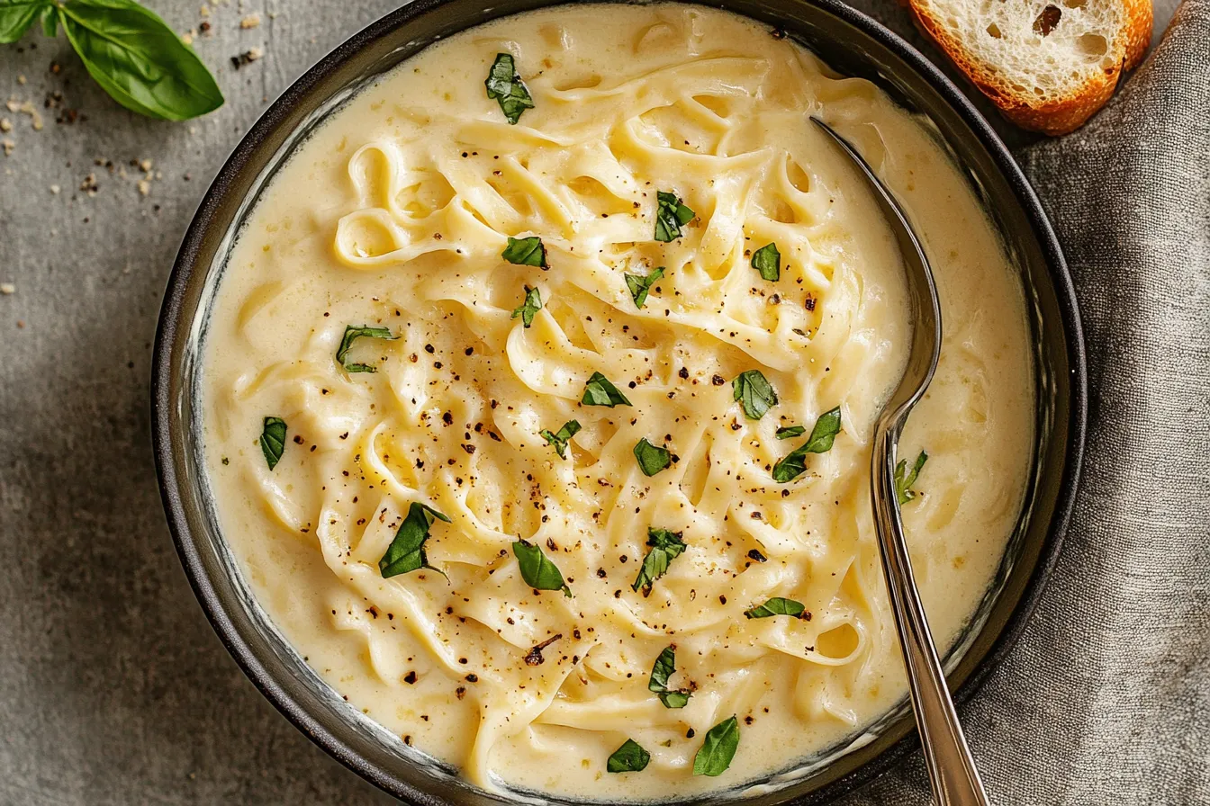 Silky Garlic Parmesan Alfredo Sauce