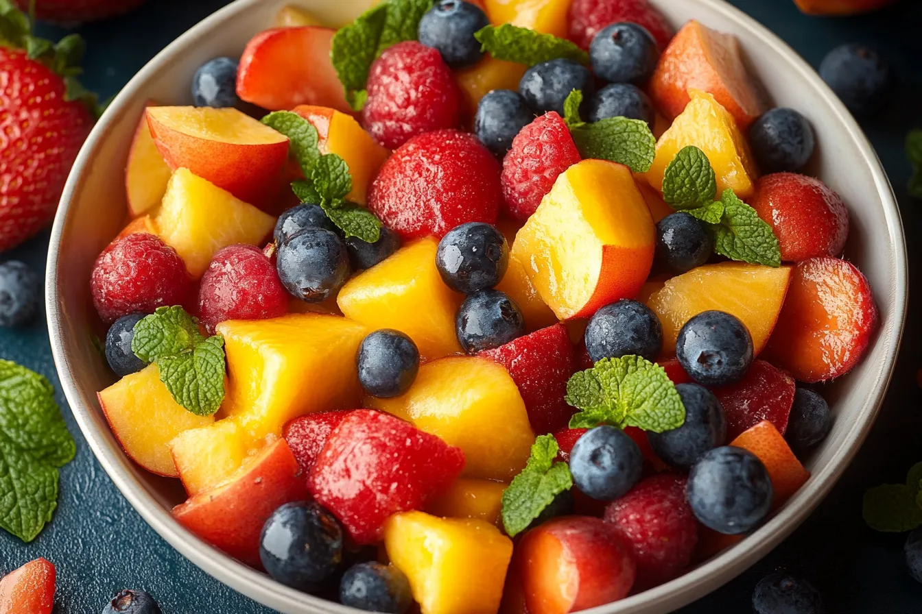 Vibrant Berry & Citrus Fruit Salad