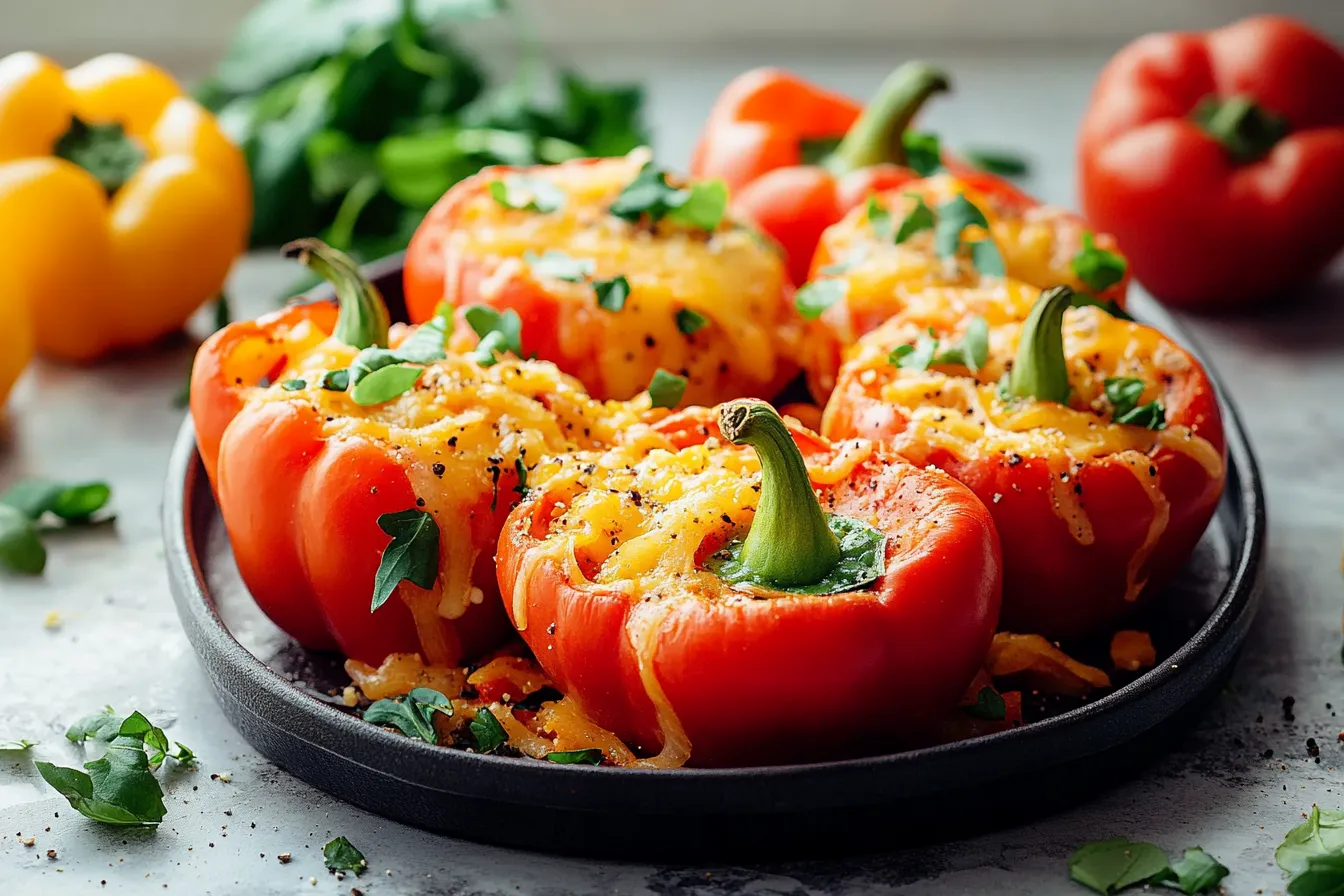 Buffalo Chicken Stuffed Peppers – A Bold Twist on a Classic Dish