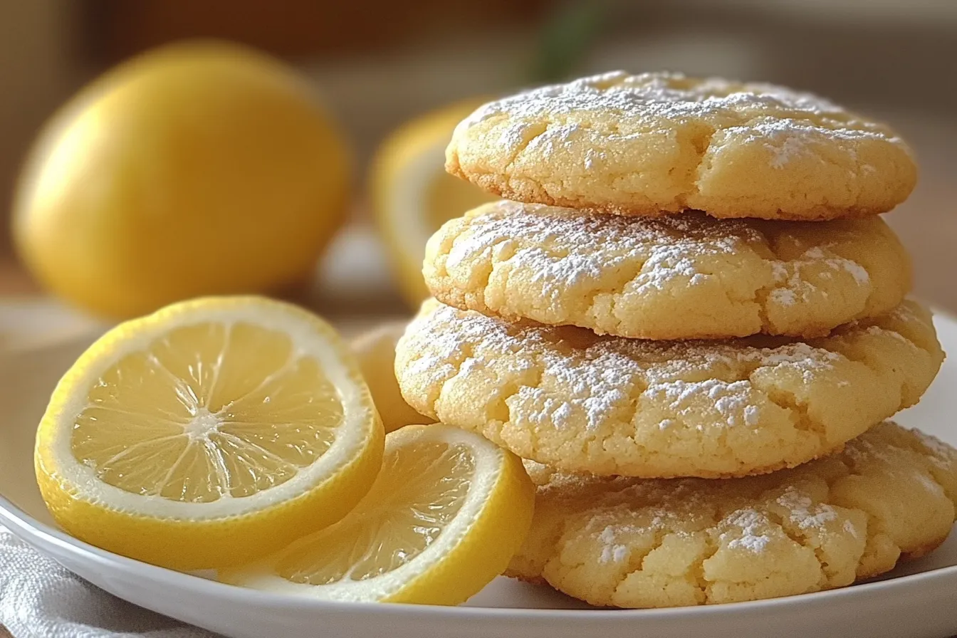 Low Calorie Lemon Cookies