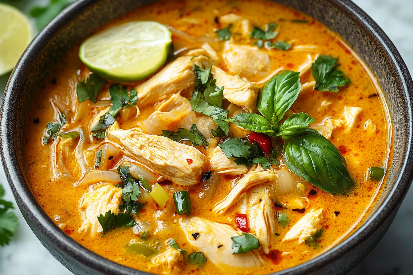 20-Minute Thai Chicken Curry Soup