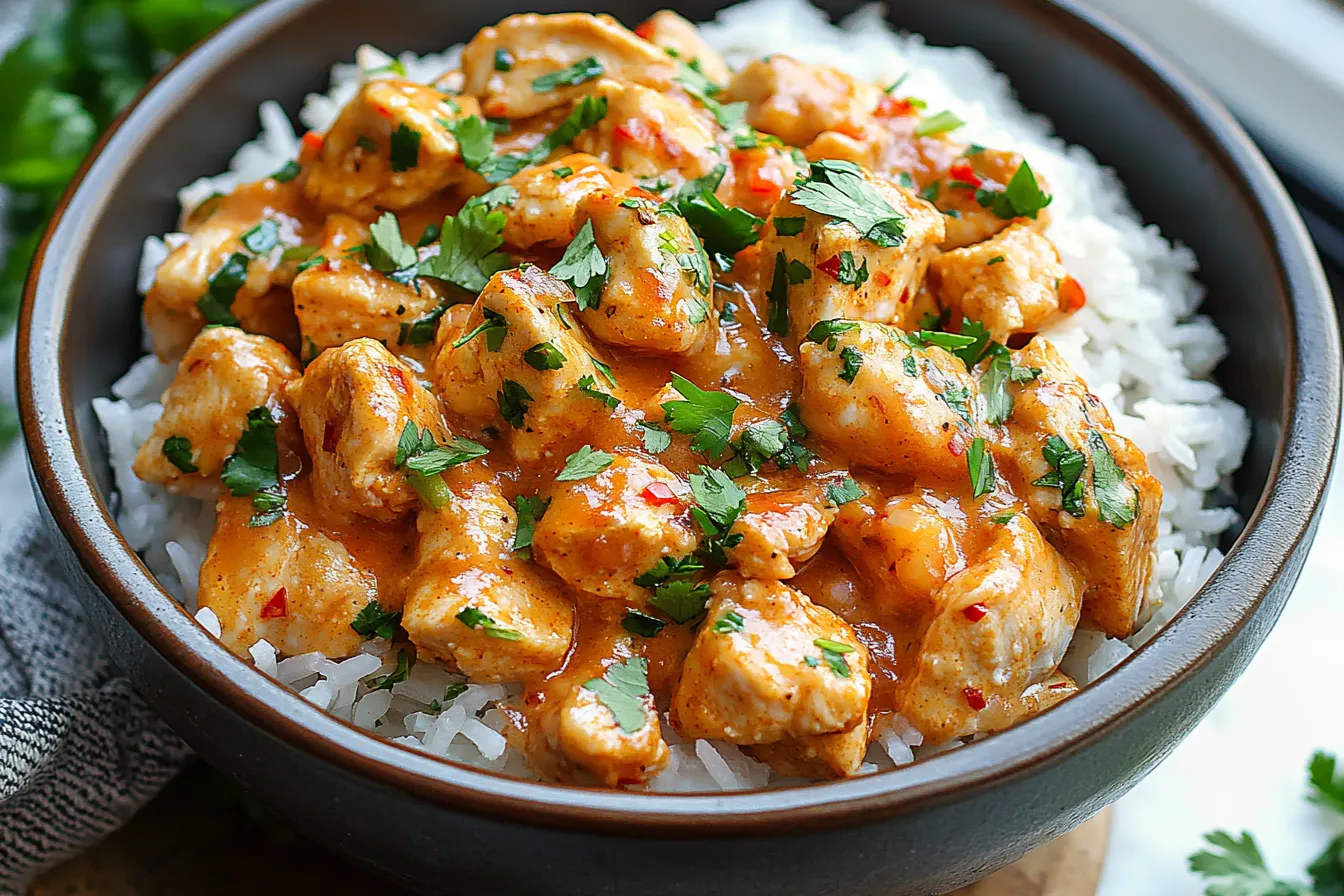 Coconut Chicken Rice Bowl Recipe