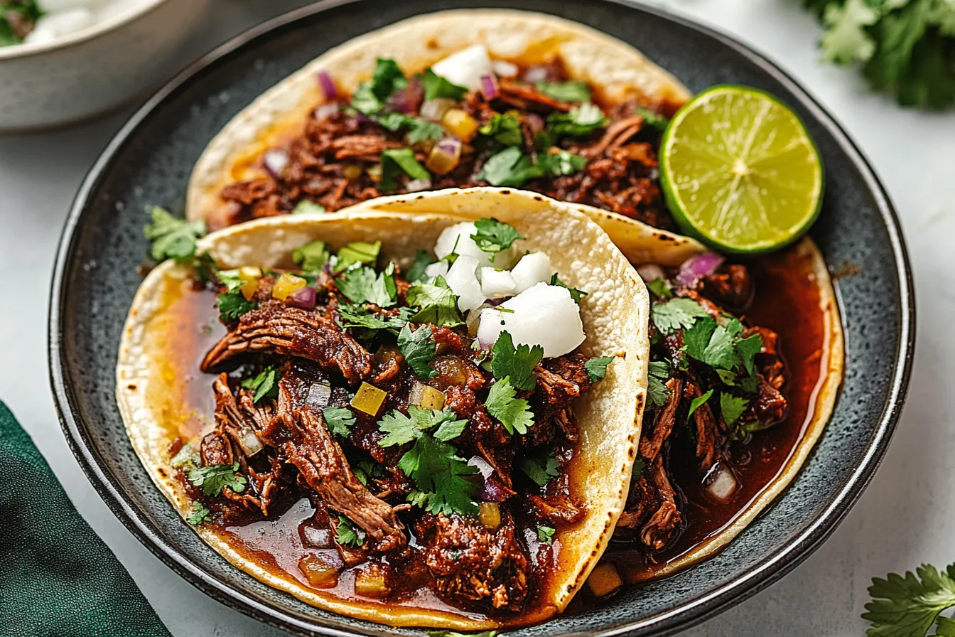 Beef Birria Tacos Recipe: Juicy Slow-Cooked Tacos with Consomé