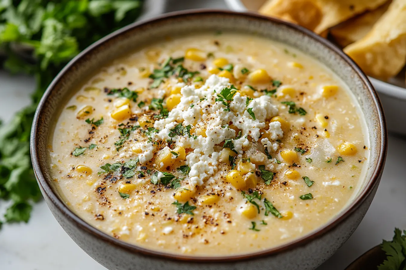 Mexican Street Corn Soup Recipe