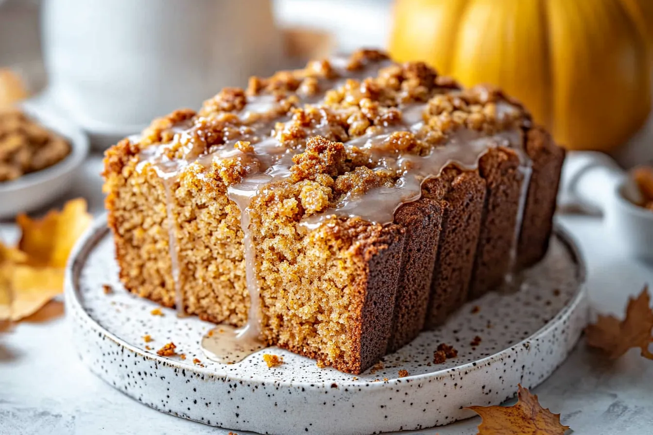 Pumpkin Bread with Maple Glaze