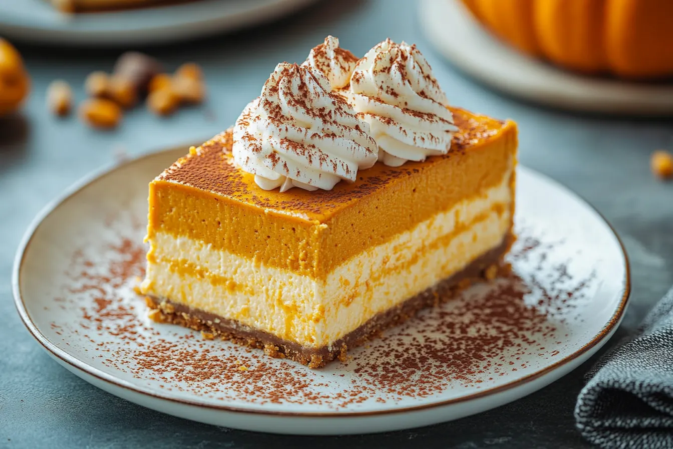 Pumpkin Spice Cheesecake with Graham Cracker Crust