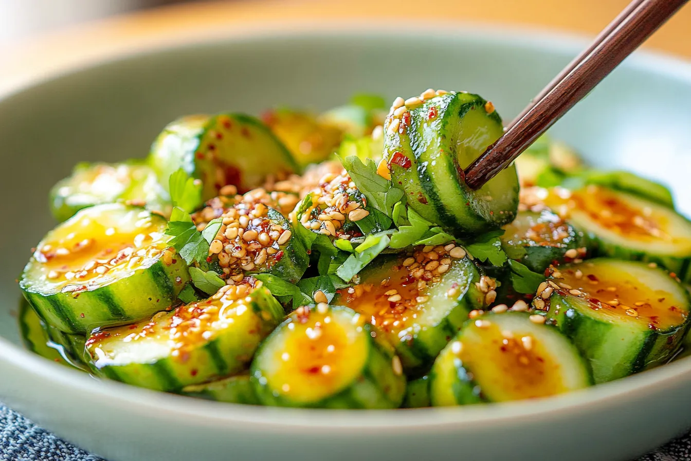 Tik Tok Korean Cucumber Salad