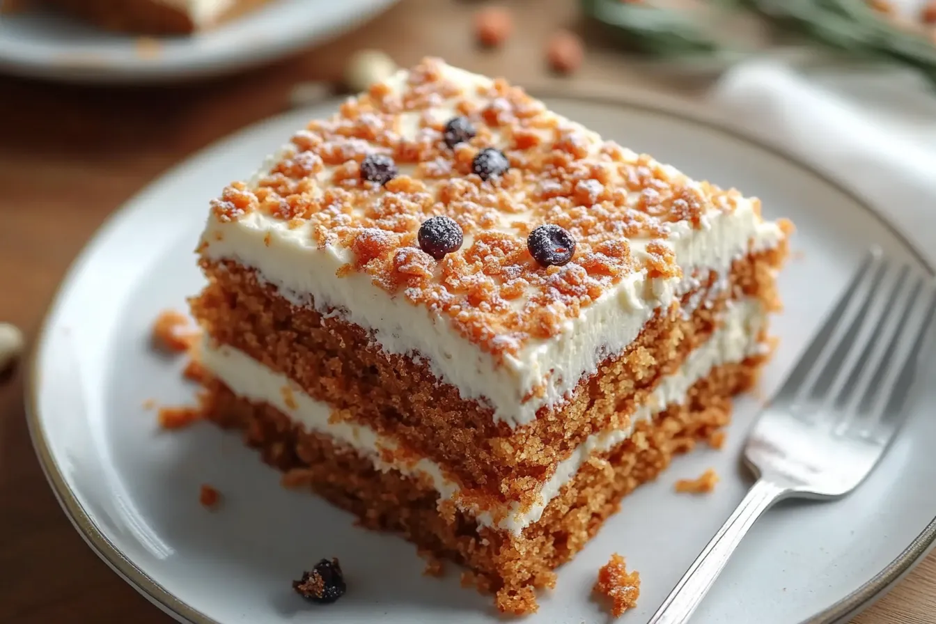 Easy Carrot Sheet Cake 