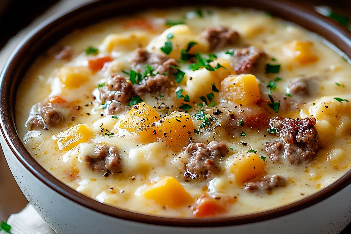 Cheeseburger Soup Recipe - Easy, Creamy Comfort Food