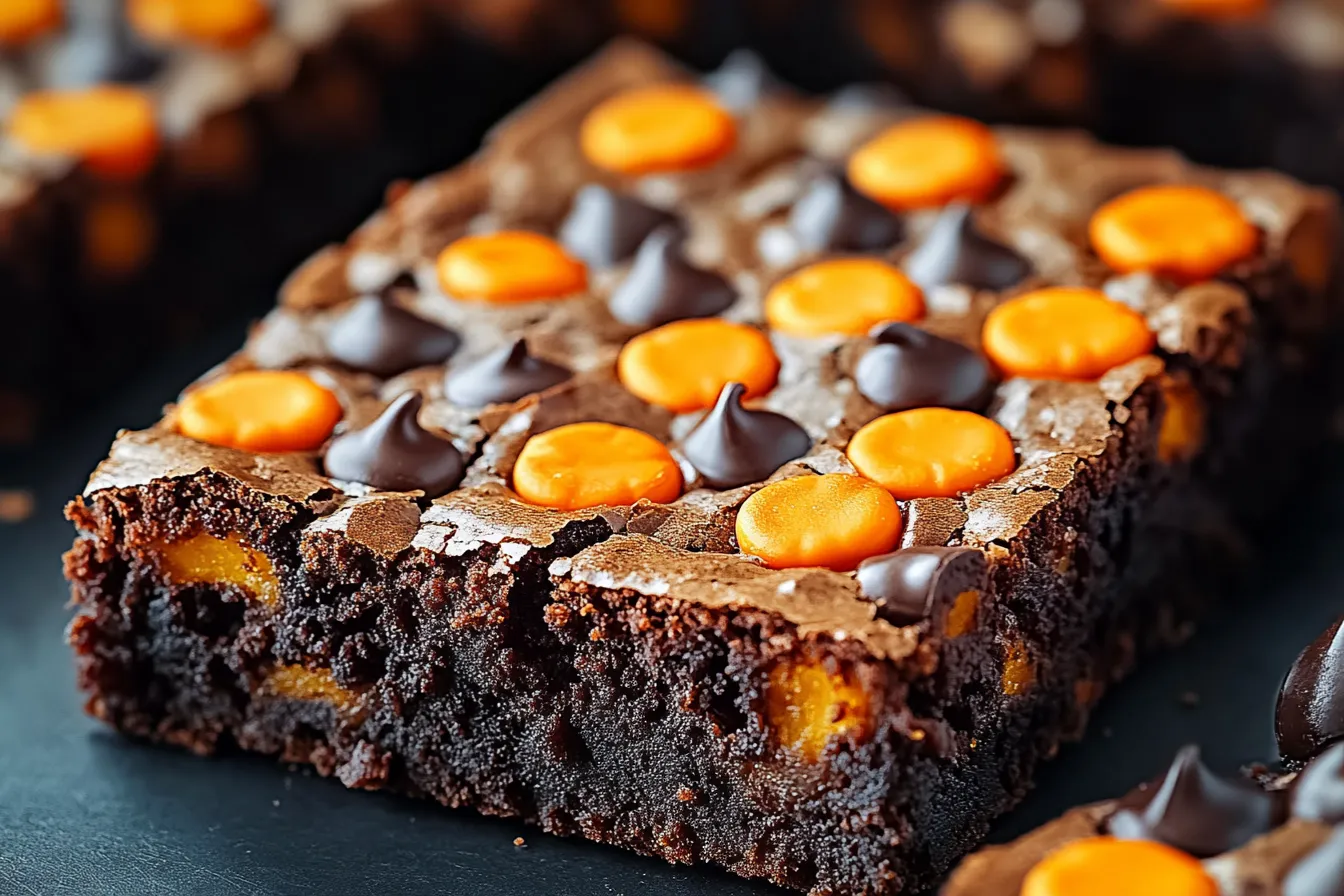 Easy Halloween Pumpkin Brownies – Festive Fall Treats