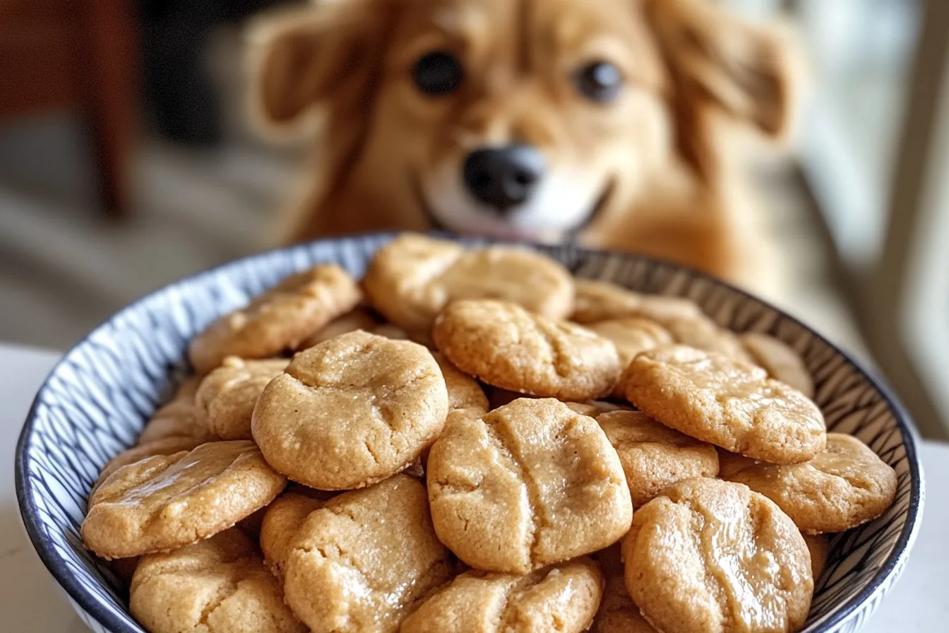 Honey & Peanut Butter Dog Cookies