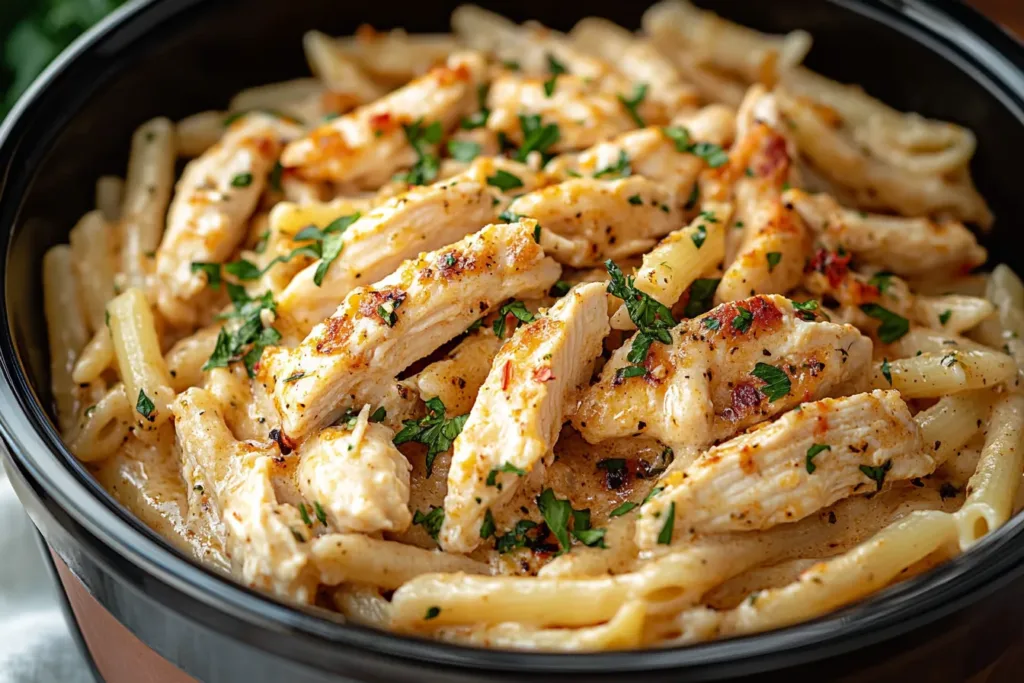 Crock Pot Creamy Cajun Chicken Pasta – Easy, Spicy