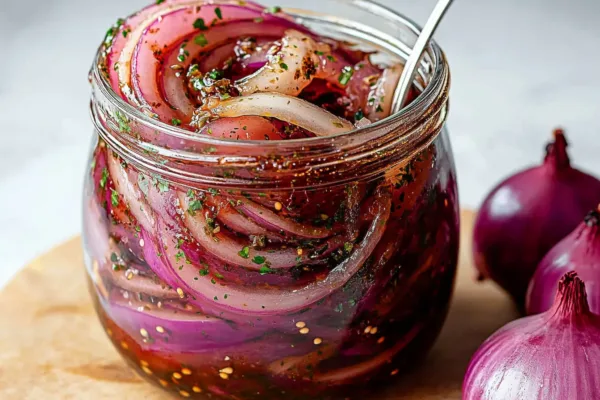 Balsamic Vinegar Pickled Onions