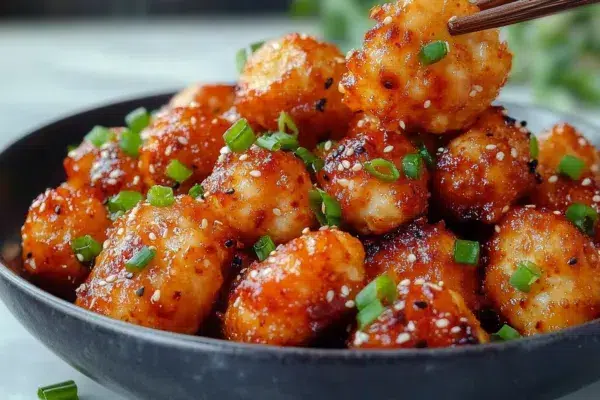 Korean Baked Cauliflower bites