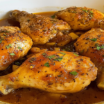 Slow Cooker Smothered Chicken Legs