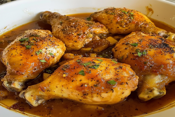 Slow Cooker Smothered Chicken Legs